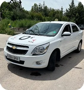 “ELITA” avtomaktabining oq rangli o‘quv avtomobili